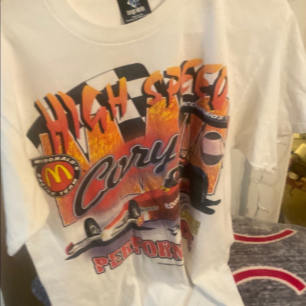 White MAC Racing Graphic Tee - Picture 8 of 16